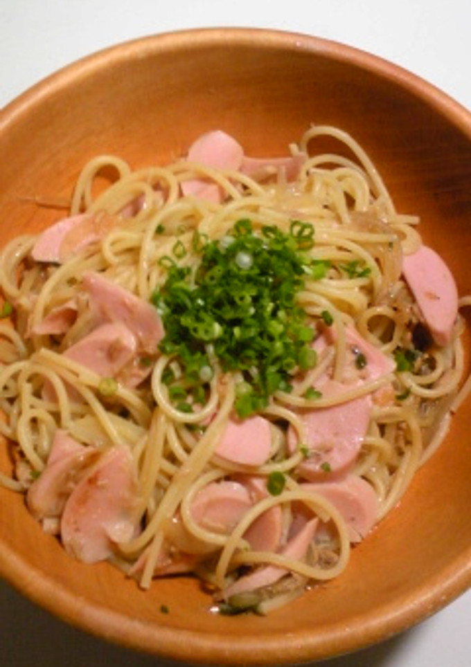お魚ソーセージのゆず胡椒パスタ-レシピのメイン写真