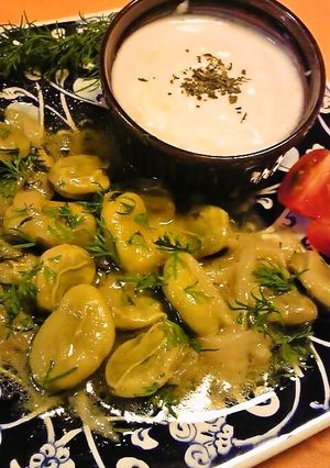 トルコの家庭料理☆そら豆とディルの前菜-レシピのメイン写真