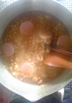 納豆バター醤油ラーメン ☆〃〃-レシピのメイン写真