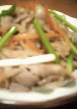 豚肉＋切干大根の炒め煮-レシピのメイン写真