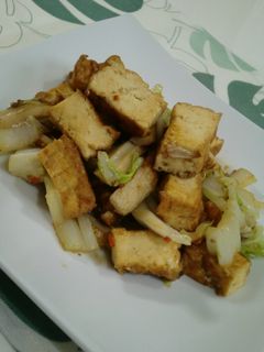 簡単!白菜と厚揚げの炒め物-レシピのメイン写真