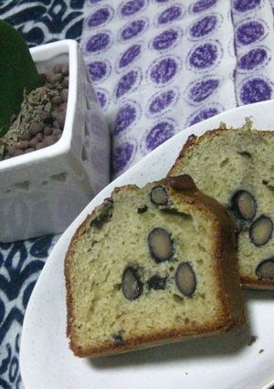 おばあちゃんの黒豆でパウンドケーキ-レシピのメイン写真