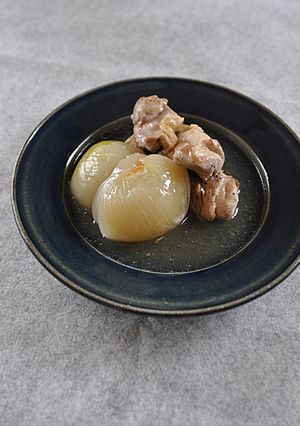 玉ねぎと鶏モモのベルギー（?!）風-レシピのメイン写真