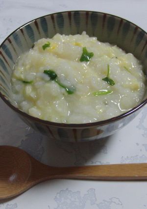 お粥ギライもおかわり！の七草たまご粥-レシピのメイン写真