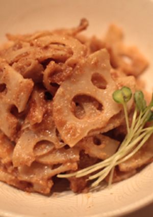 ：まるごとレンコンのシャキシャキ梅あえ：-レシピのメイン写真
