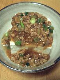 肉みそ湯豆腐-レシピのメイン写真