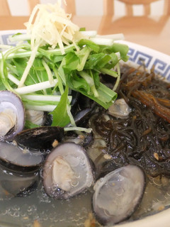 磯の香り☆しじみともずくのあっさり麺-レシピのメイン写真