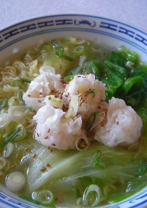 くったりレタスのシュウマイラーメン-レシピのメイン写真