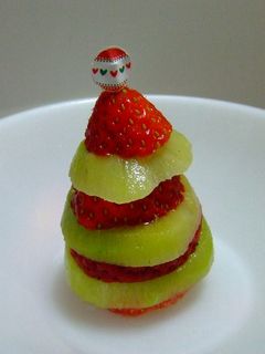 苺とキウイのツリー-レシピのメイン写真