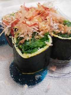 ほうれんそうと卵の海苔巻き-レシピのメイン写真