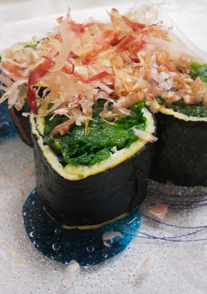 ほうれんそうと卵の海苔巻き-レシピのメイン写真