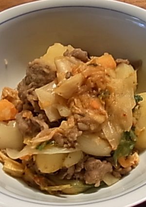 やみつき！ピリ辛韓国風肉じゃが-レシピのメイン写真