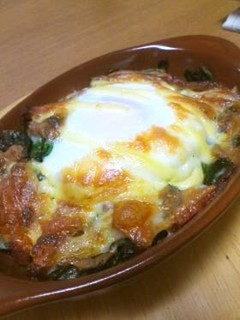 ほうれん草チーズ~ポパイ焼き~-レシピのメイン写真