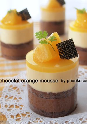 ショコラ・オランジュ♪ムースケーキ♪-レシピのメイン写真