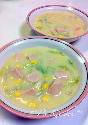 おさかなのソーセージのカレークリーム煮-レシピのメイン写真