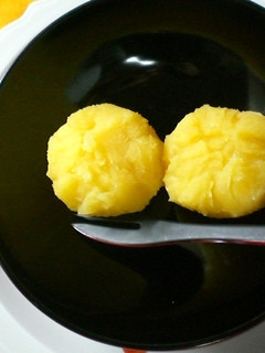 電子レンジで作る梔子要らず栗きんとん!-レシピのメイン写真