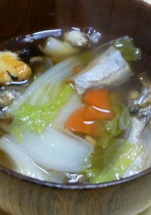 子持ししゃもの野菜汁-レシピのメイン写真