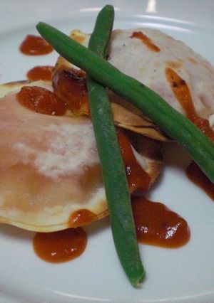 餃子の皮で＊ピザ風パリパリ焼き-レシピのメイン写真