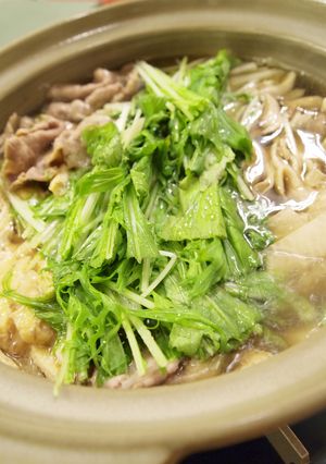 水菜使い切り♪豚肉と大根のはりはり鍋-レシピのメイン写真