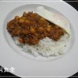 FP使用で45分☆ひよこ豆と挽肉のカレー