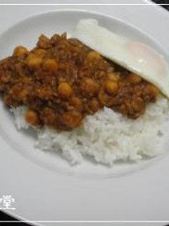 FP使用で45分☆ひよこ豆と挽肉のカレー-レシピのメイン写真
