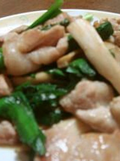 超簡単☆豚肉・エリンギ・にらのオイマヨ☆-レシピのメイン写真