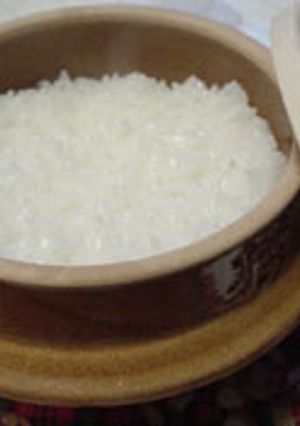 「峠の釜めし」の空き容器でご飯炊き-レシピのメイン写真