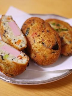 お魚のソーセージ入りおからがんも♪-レシピのメイン写真