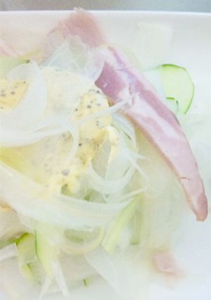 マスタード風味の大根とロースハムのサラダ-レシピのメイン写真