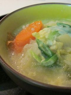 鶏スープで作る簡単鶏のお雑炊-レシピのメイン写真