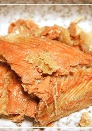 エコレシピ♪鮭の中骨で、鮭の中骨缶もどき-レシピのメイン写真