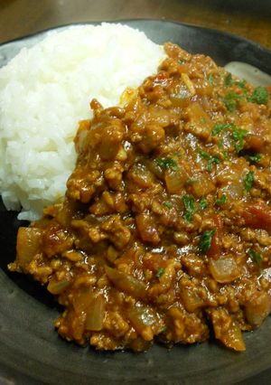ひき肉のカレー-レシピのメイン写真