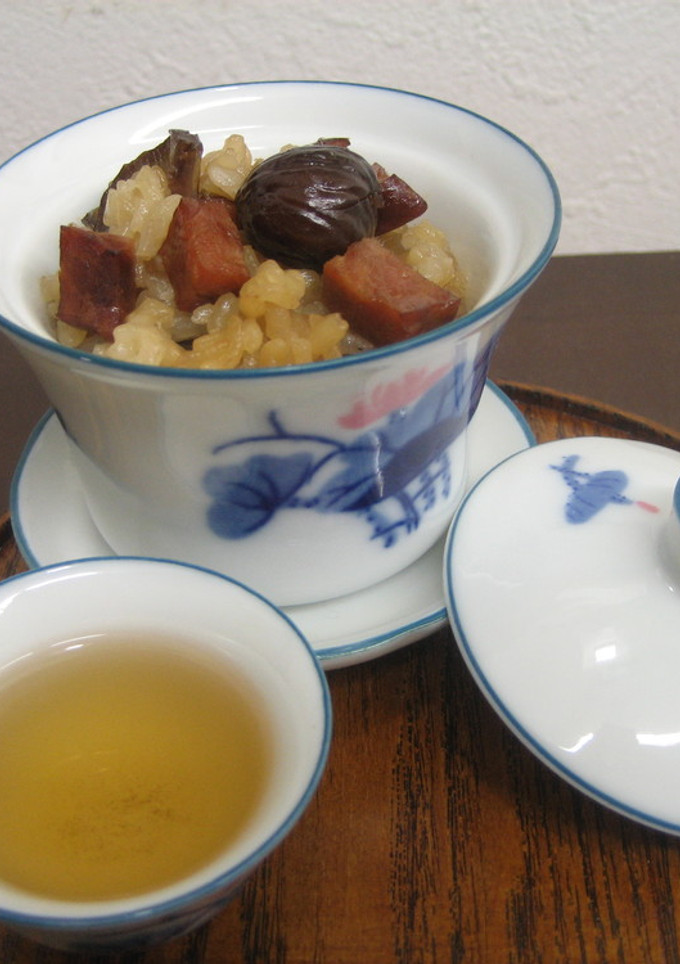 栗むいちゃいましたで　烏龍茶中華おこわ-レシピのメイン写真
