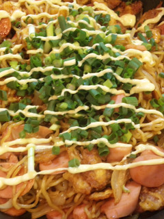 おさかなソーセージでいか天焼きそば-レシピのメイン写真
