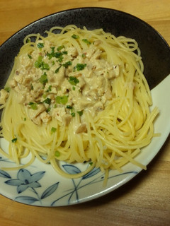 残り物で簡単に☆数の子豆乳クリームパスタ-レシピのメイン写真