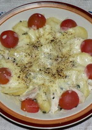 鶏むね肉とじゃがいものチーズ載せ焼き-レシピのメイン写真