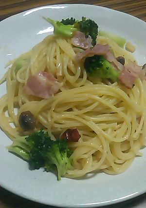 ベーコンと野菜のゆず胡椒ペペロンチーノ-レシピのメイン写真