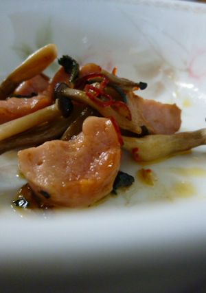 魚肉ソーセージのピリ辛バター-レシピのメイン写真