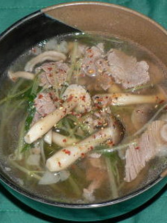 牛肉と水菜でハリハリ汁-レシピのメイン写真