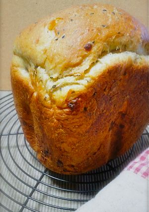 HB♬全粒粉でチーズとセサミのパン♬-レシピのメイン写真