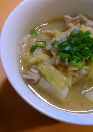 豚バラと大根・白菜の味噌シチュー-レシピのメイン写真