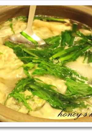 手羽元だしde餃子鍋-レシピのメイン写真