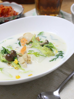 ホタテと白菜のミルク煮-レシピのメイン写真