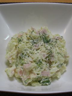 ハム・オニオンスライス入りポテトサラダ-レシピのメイン写真