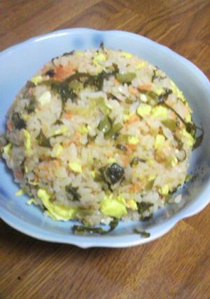 高菜・鮭チャーハン-レシピのメイン写真