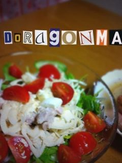 蒸し鶏とたまごのサラダ-レシピのメイン写真