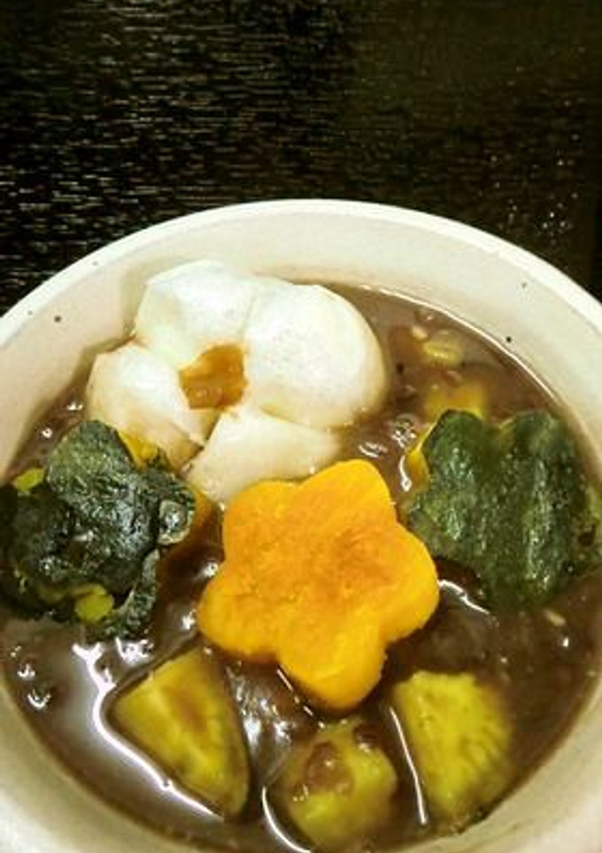 簡単カボチャとさつま芋スイーツ風おしるこ-レシピのメイン写真