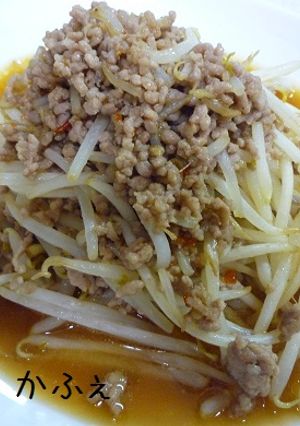 簡単　豚挽きもやしのスイートチリ-レシピのメイン写真