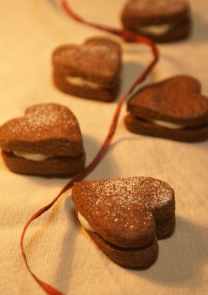 バレンタイン♡チョコサンドクッキー-レシピのメイン写真