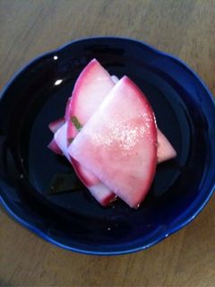 赤カブの浅漬け-レシピのメイン写真
